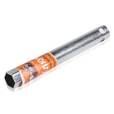 Ключ свечной трубчатый с резиновым фиксатором 16*160мм (AK-S-02)
