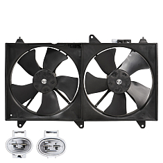 Э/вентилятор охл. для а/м Chevrolet Epica (2 вент.) (с кожухом) (LFK 0576)