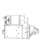 Стартер для Nexia 1.5i (тип BOSCH) (Z=9) 1,1кВт (LSt 0557)5