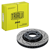 Диск торм. для а/м Nexia DOHC/ Nexia R3 перед. d=256 (перф/слот/окраш) (DF 270s) PRO