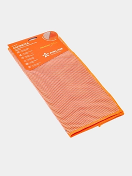 Салфетка из микрофибры и коралловой ткани оранжевая (35*40 см)  (AB-A-04)