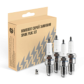 Свечи зажигания для а/м Лада 2101-2108 карб. (зазор 0,7мм, с резистором) (кмпл. 4шт) (VSP 0002)