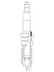 Свеча зажигания для Chevrolet Onix (19-)/Tracker 2 (19-) 1.2T Ir+Pt (VSP 0513)2