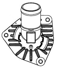 Термостат для а/м Chevrolet Tracker 2 (19-)/Onix (19-) 1.2T (82°С) (с корпусом) (LT 0503)
