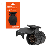 Адаптер розетки фаркопа 12В с 13 контактов ЕВРО на 7 контактов (ATE-08)