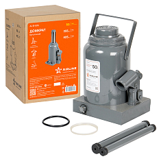 Домкрат бутылочный 50т (MIN - 255 мм, MAX - 405 мм) (AJ-B-50S)