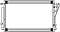 Радиатор кондиц. для Kia K5 (20-)/Hyundai Sonata VIII (19-) 2.0i/2.5i (LRAC 0880)1