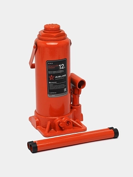 Домкрат бутылочный 12т PRO (MIN - 260 мм, MAX - 495 мм) (AJ-B-12)