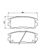 Колодки торм. для Chevrolet Captiva 1-4 диск. зад. (керам.) (PF 0573CR) PRO3